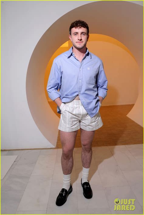 paul mescal striped shorts.